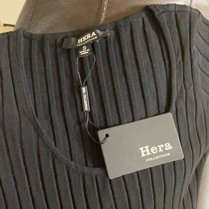 FashionNova black sweater dress